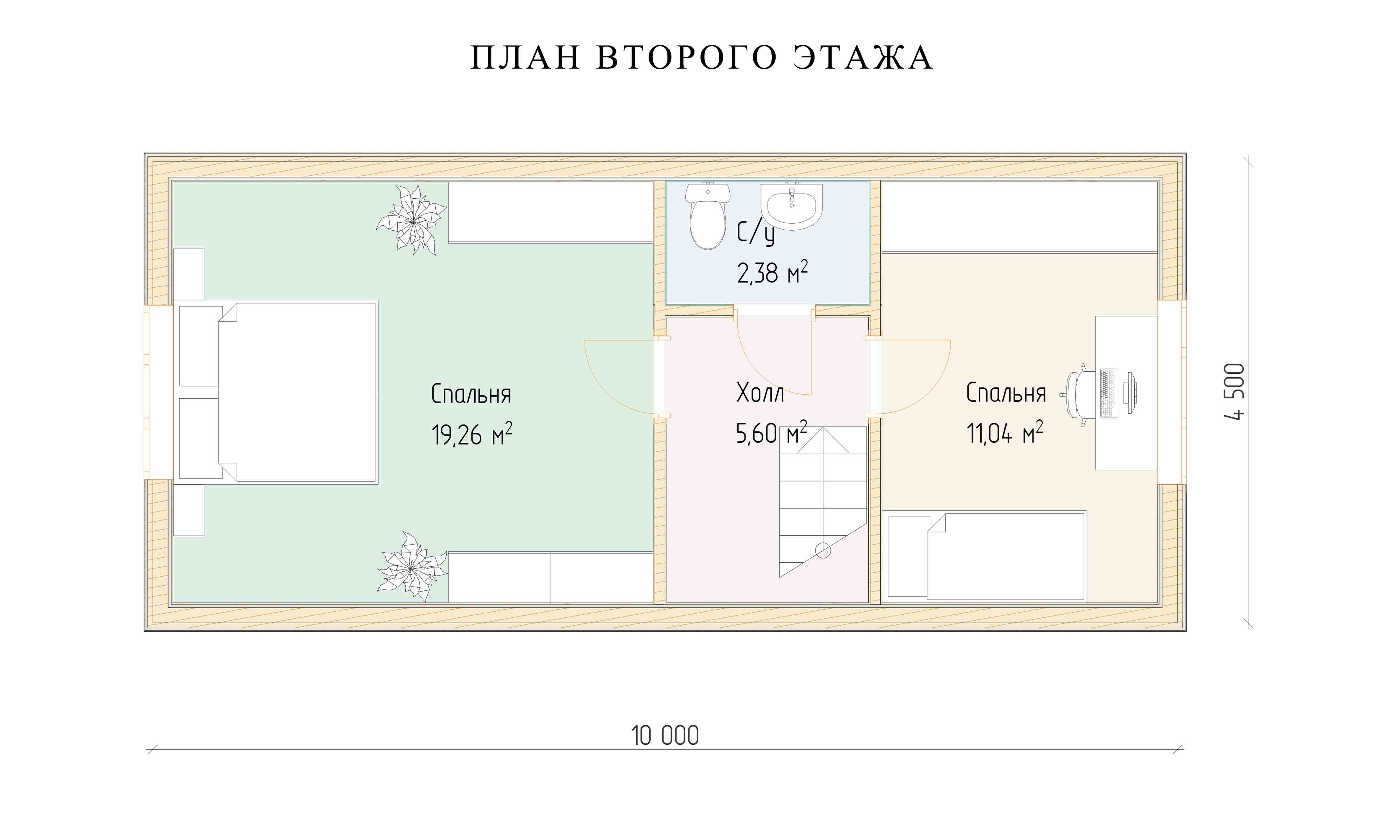 планировка 6х10