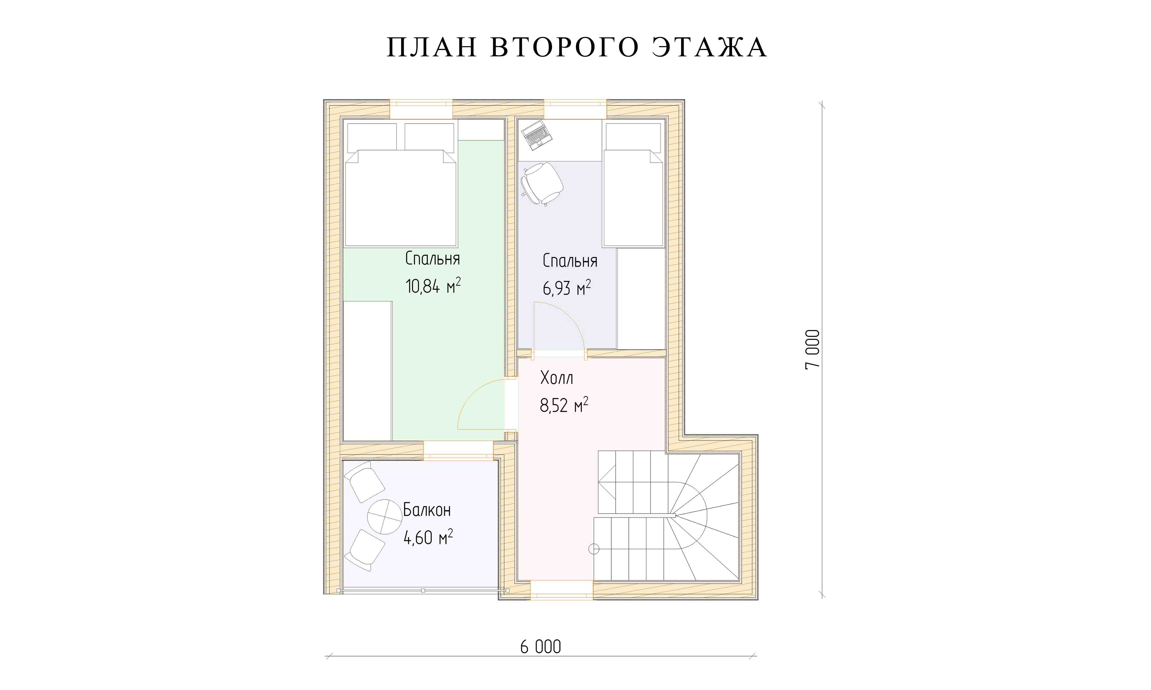 планировка 7х7