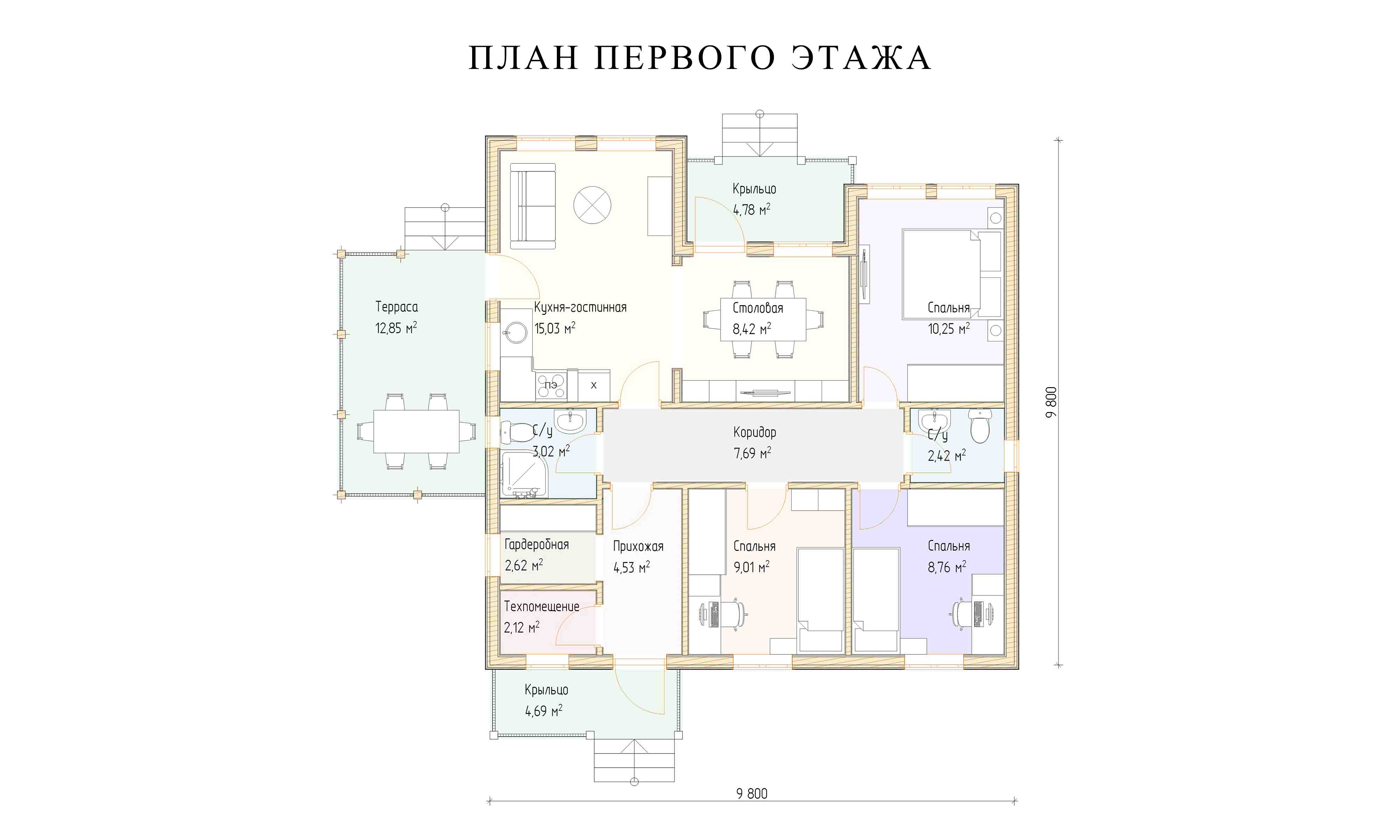 планировка 9*9