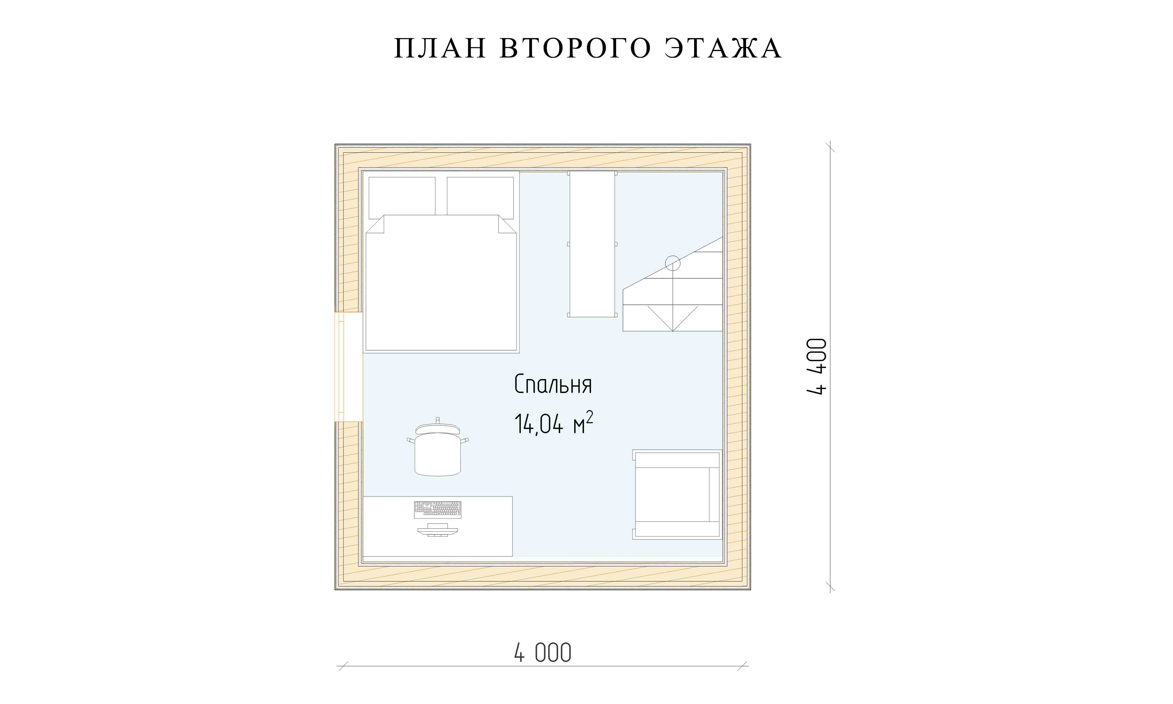 планировка 4х6