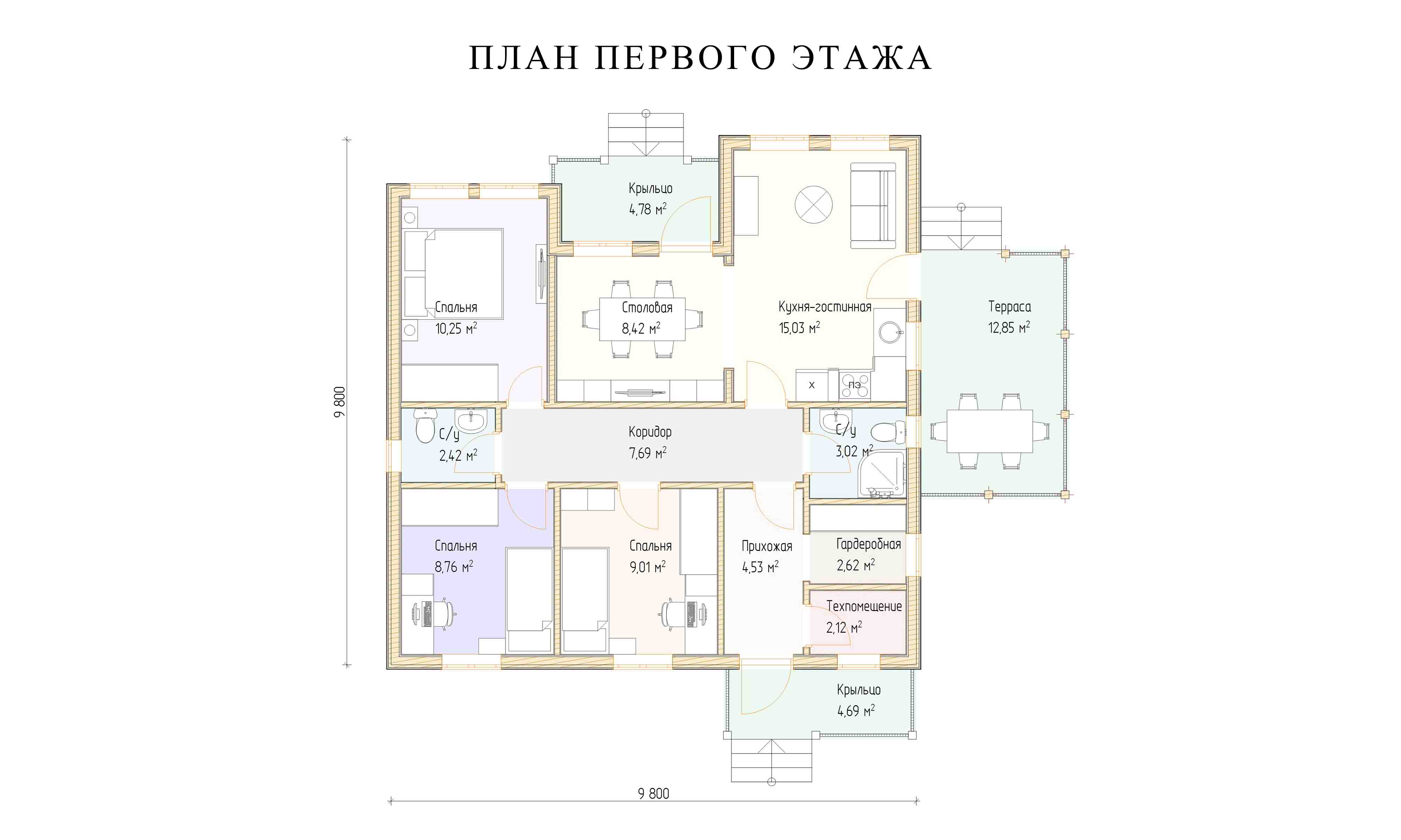 планировка 9*9