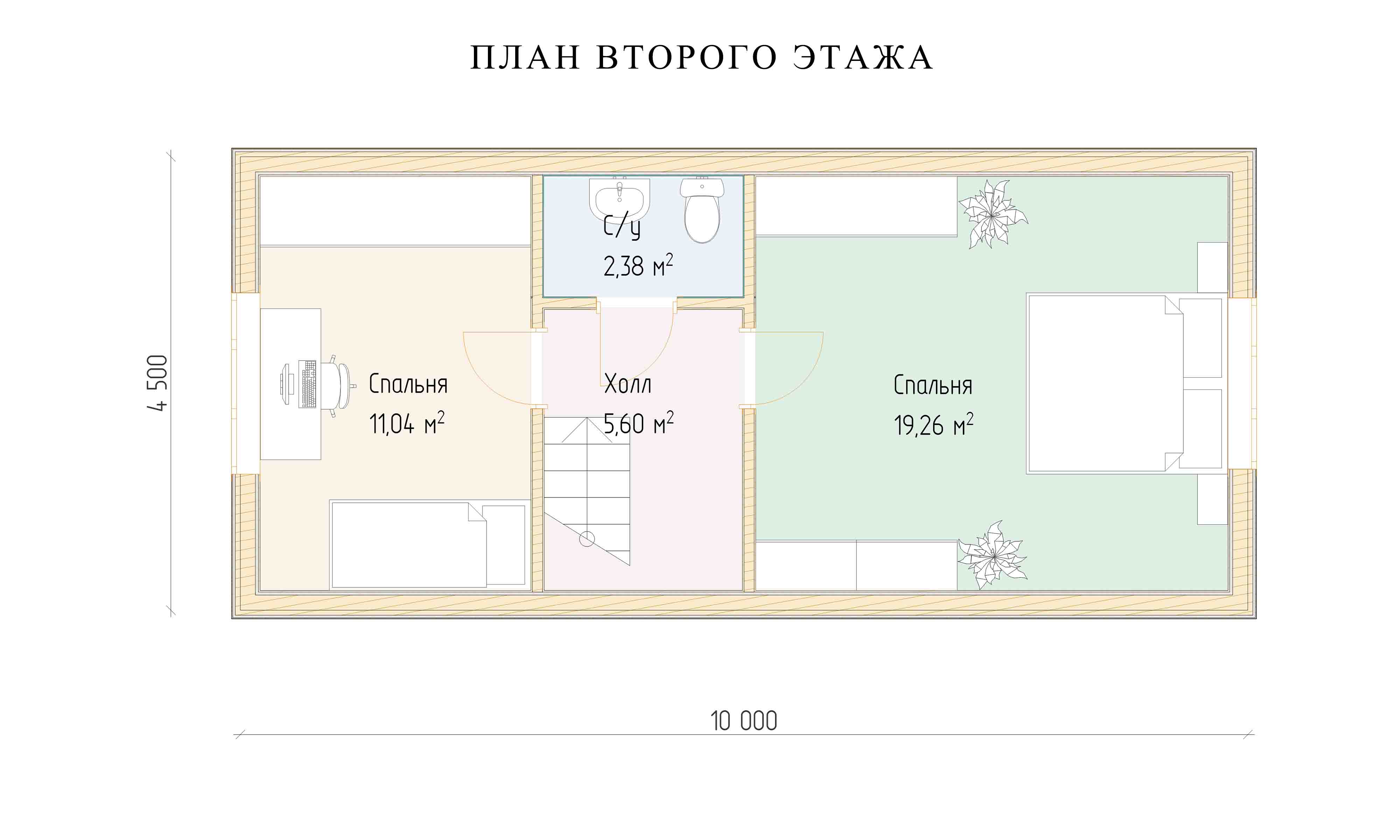 планировка 6х10