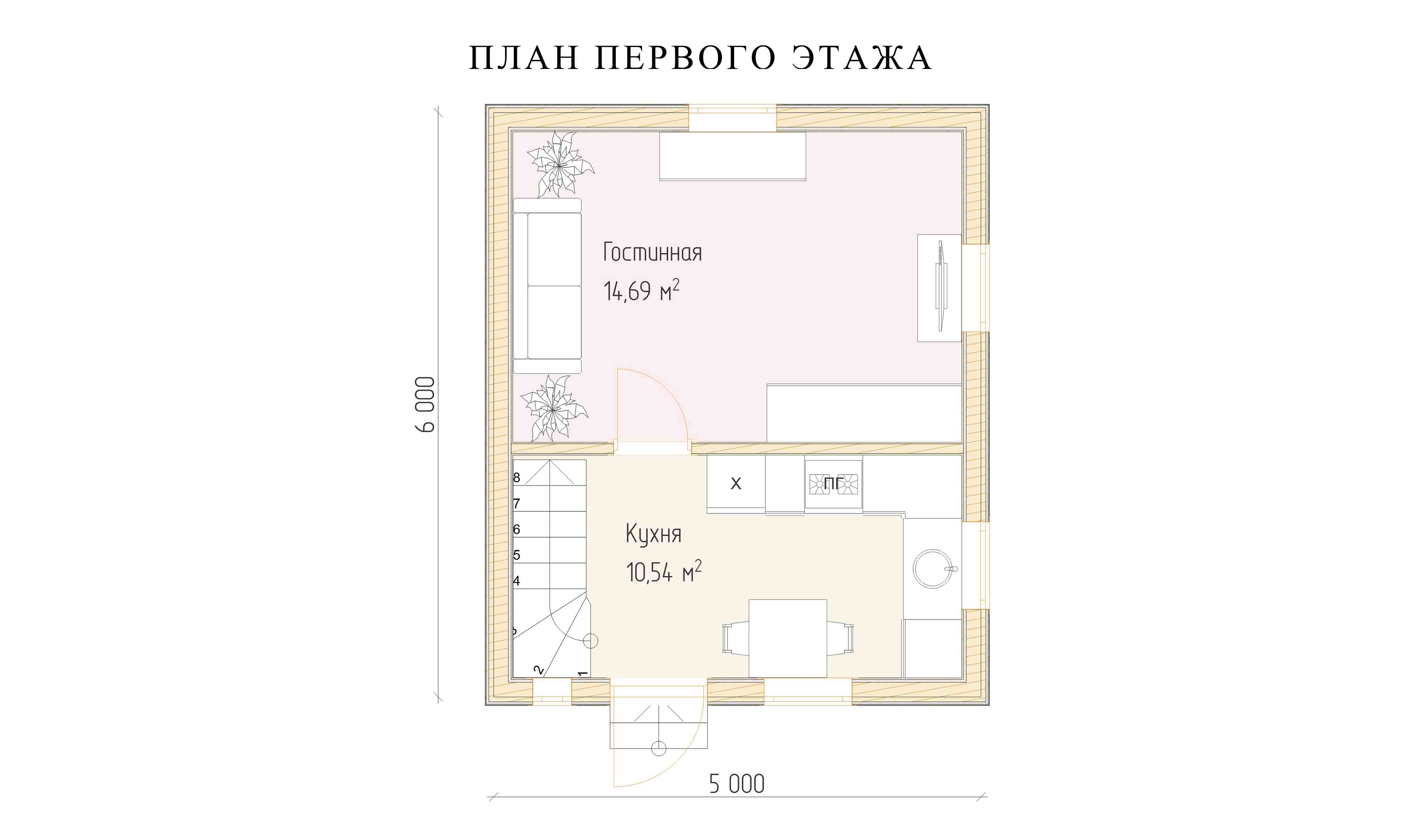 планировка 5х6