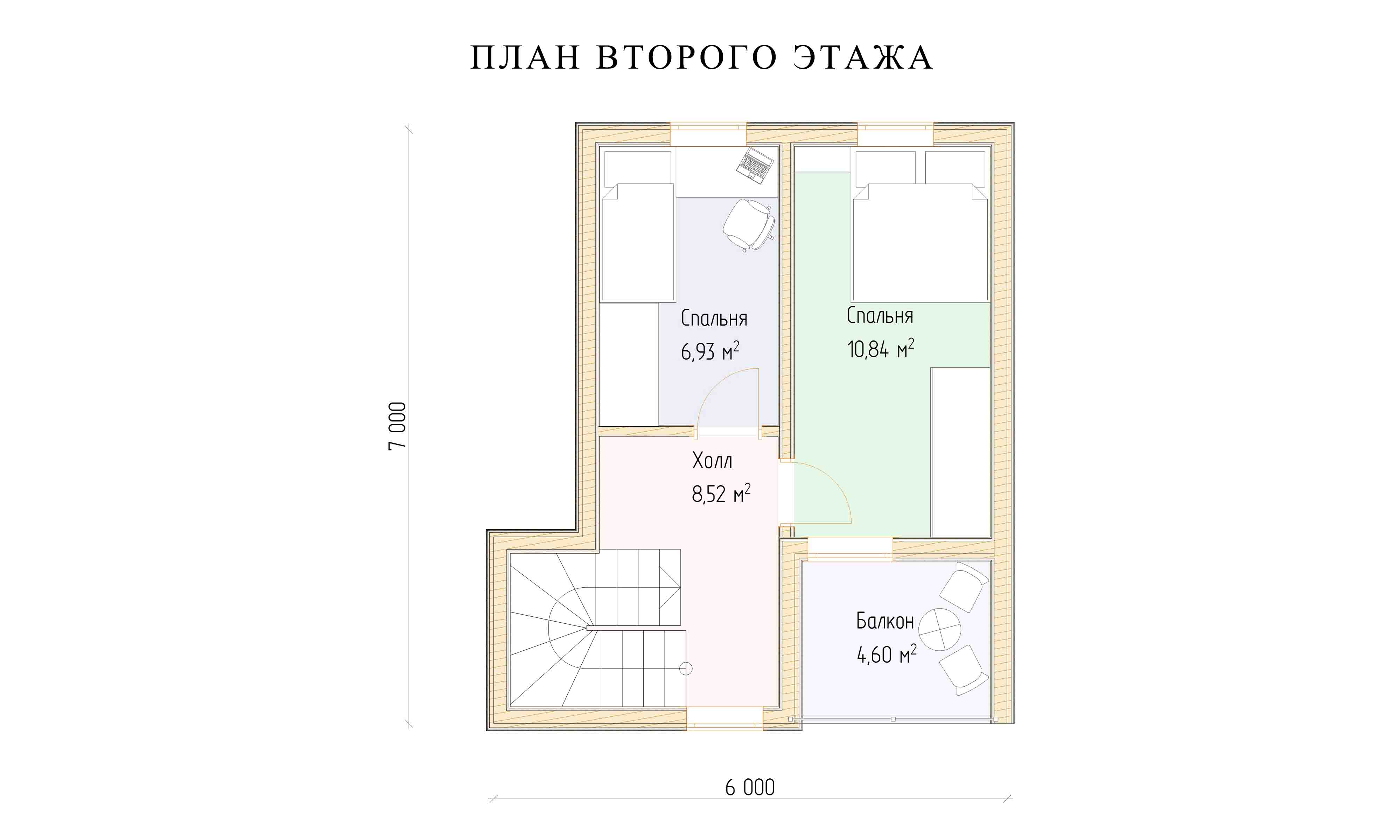 планировка 7х7