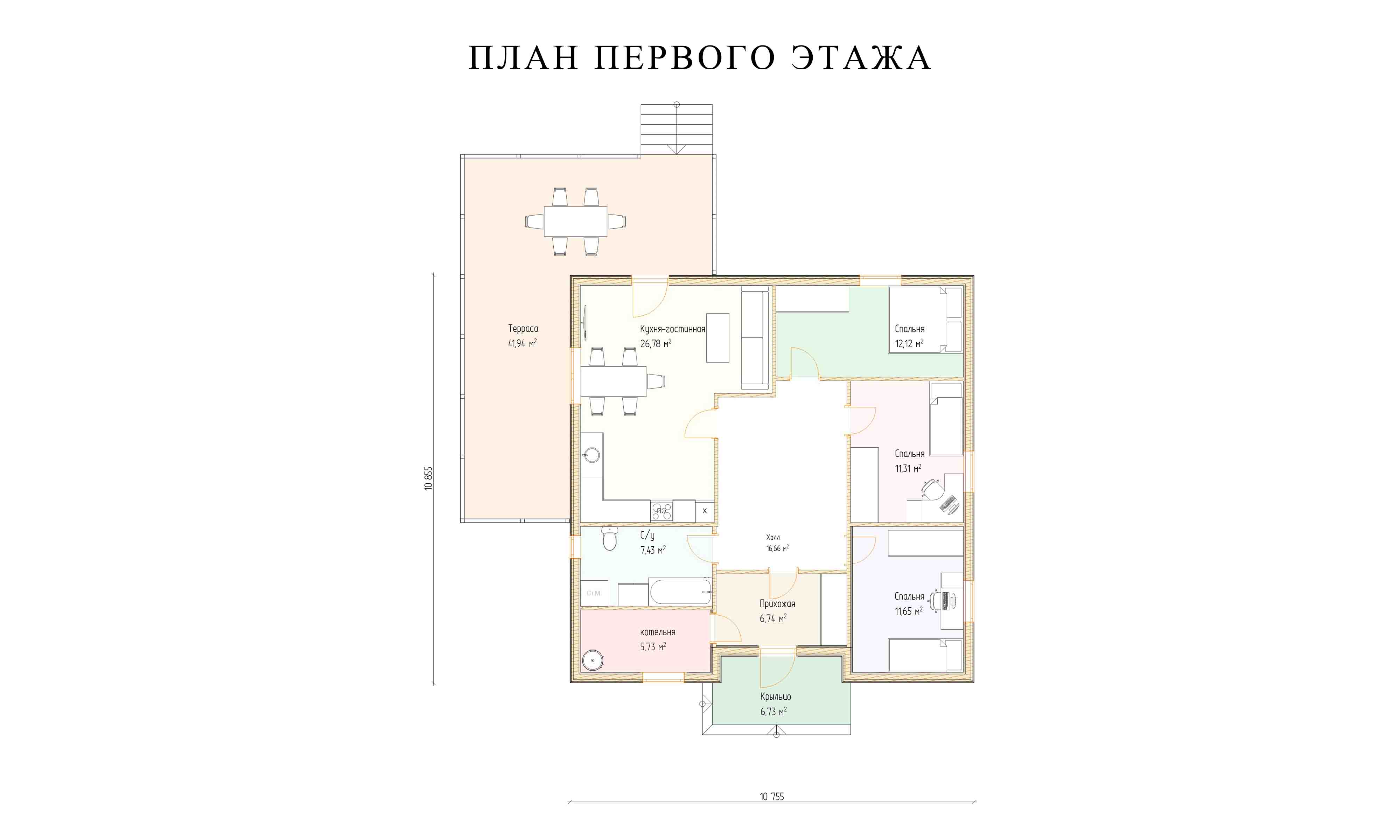 планировка 10х10