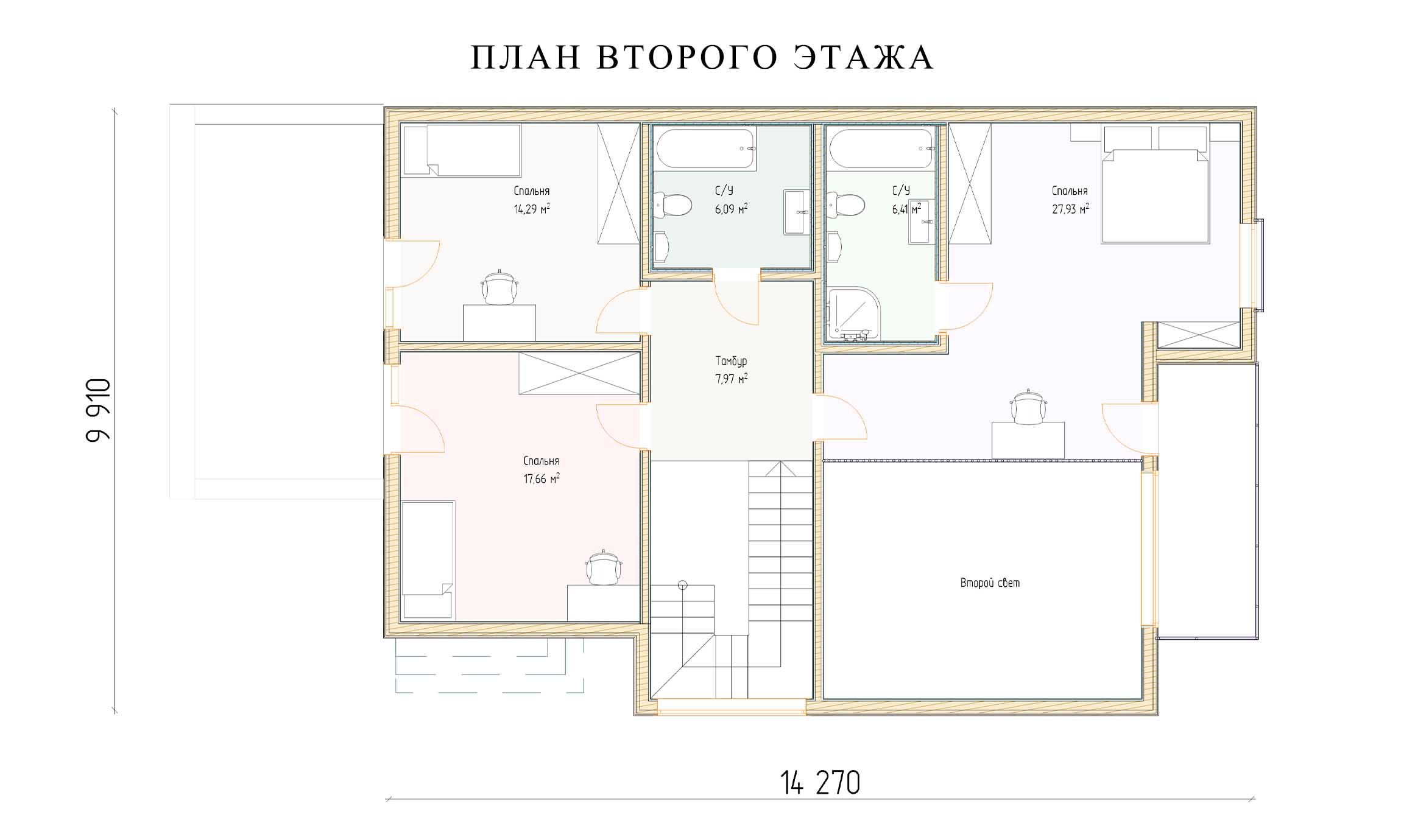 планировка 17,7х9,9