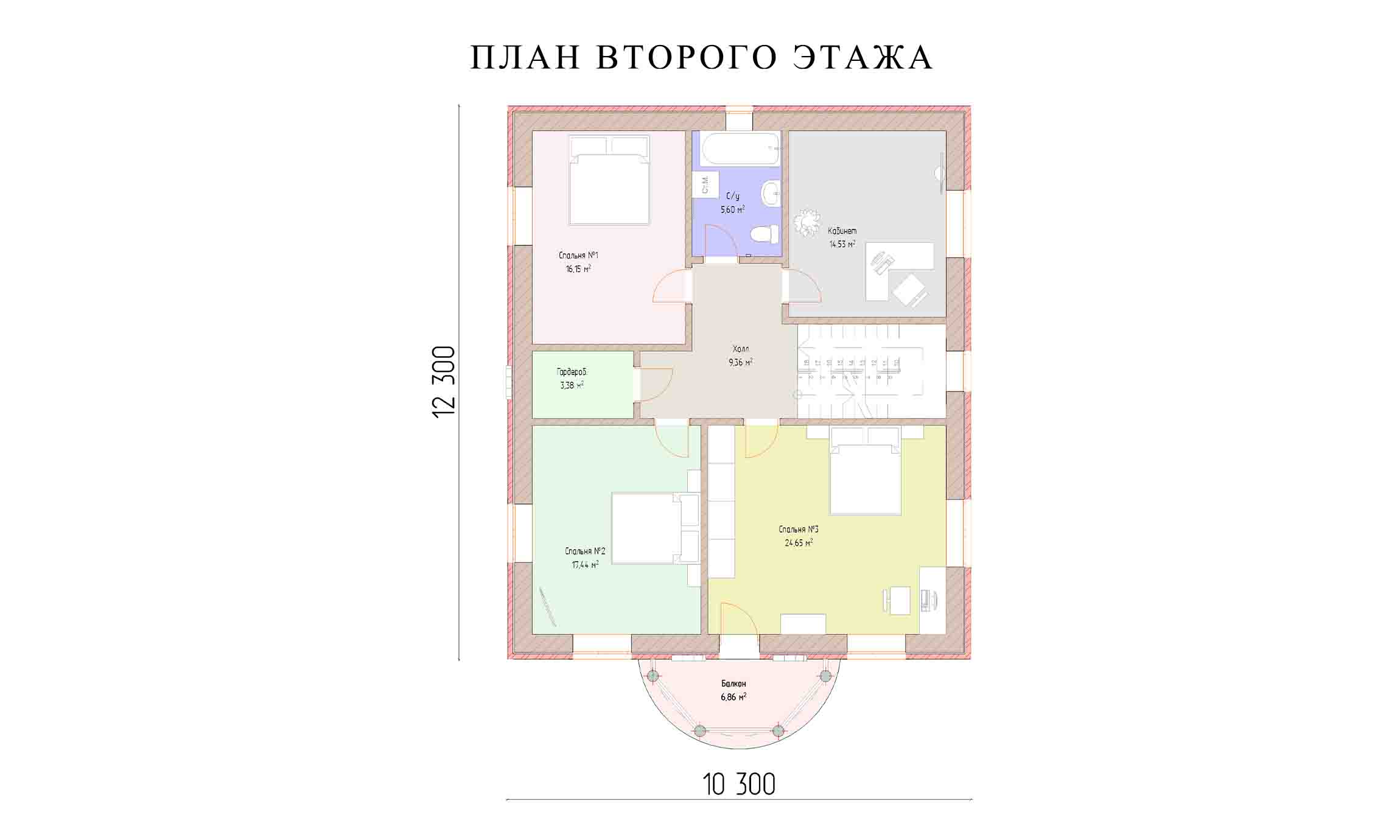 планировка 12х10