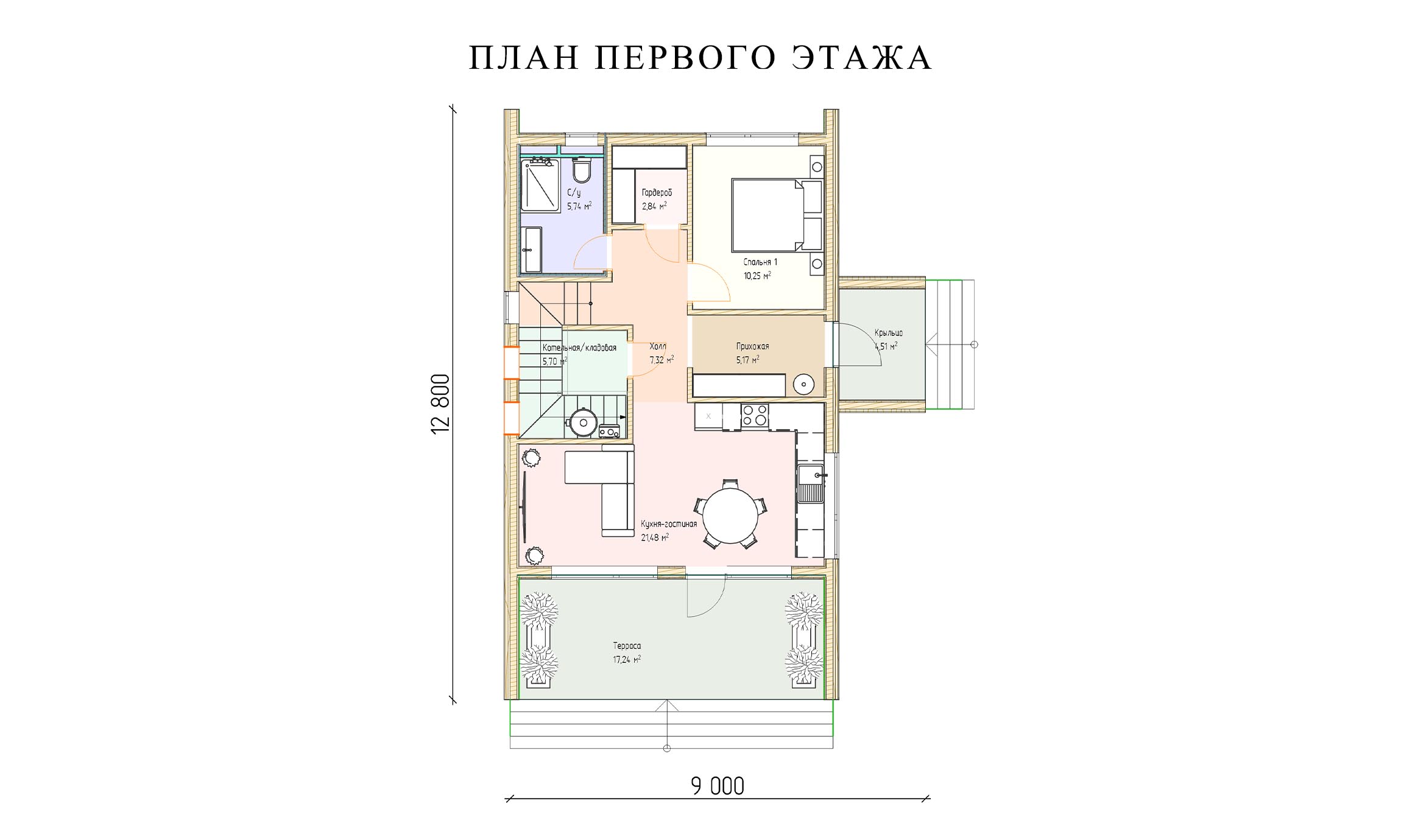 планировка 7х10