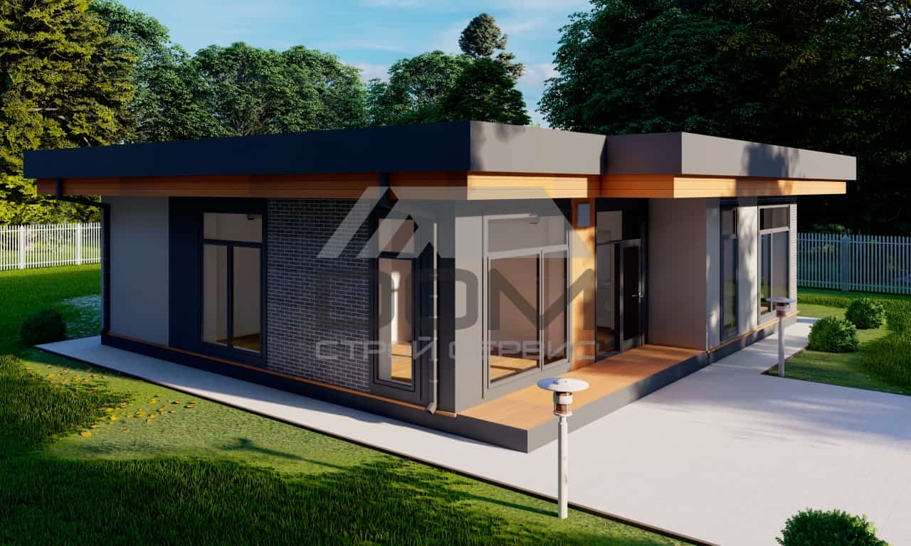 Дом из пеноблоков Амелия 12х11 | Проект дома из пеноблока - Дом Строй ...