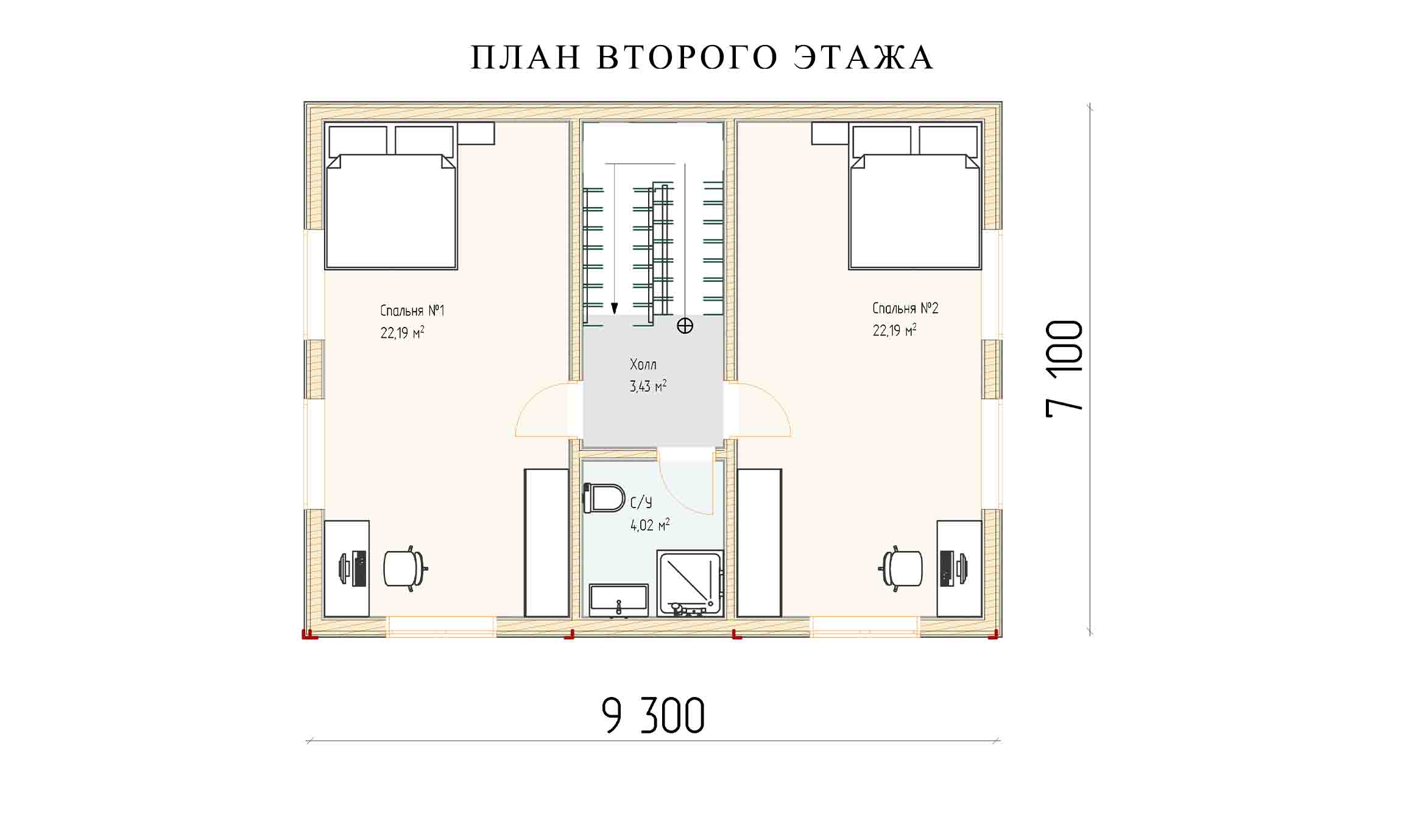 планировка 9х9