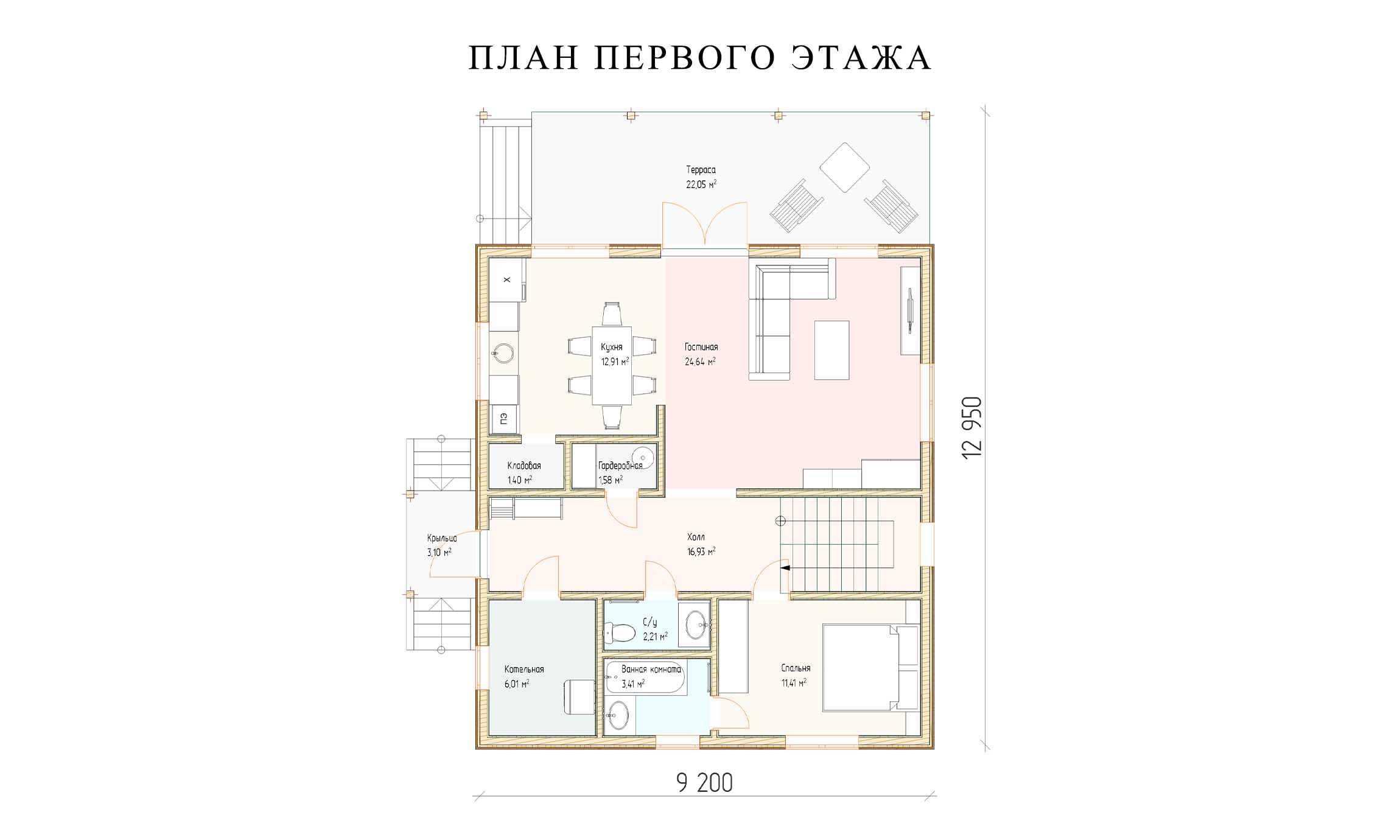 планировка 9х10