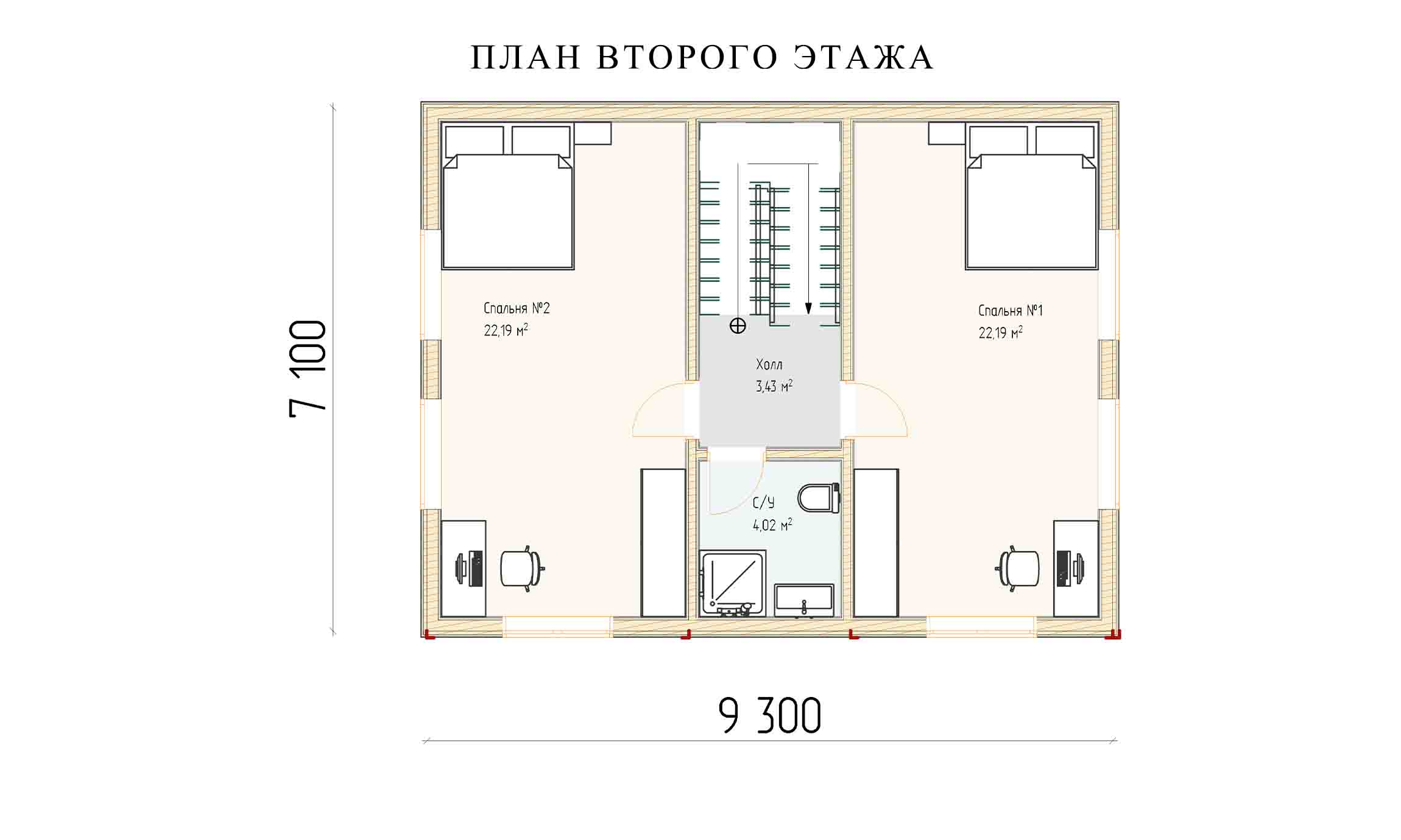 планировка 9х9