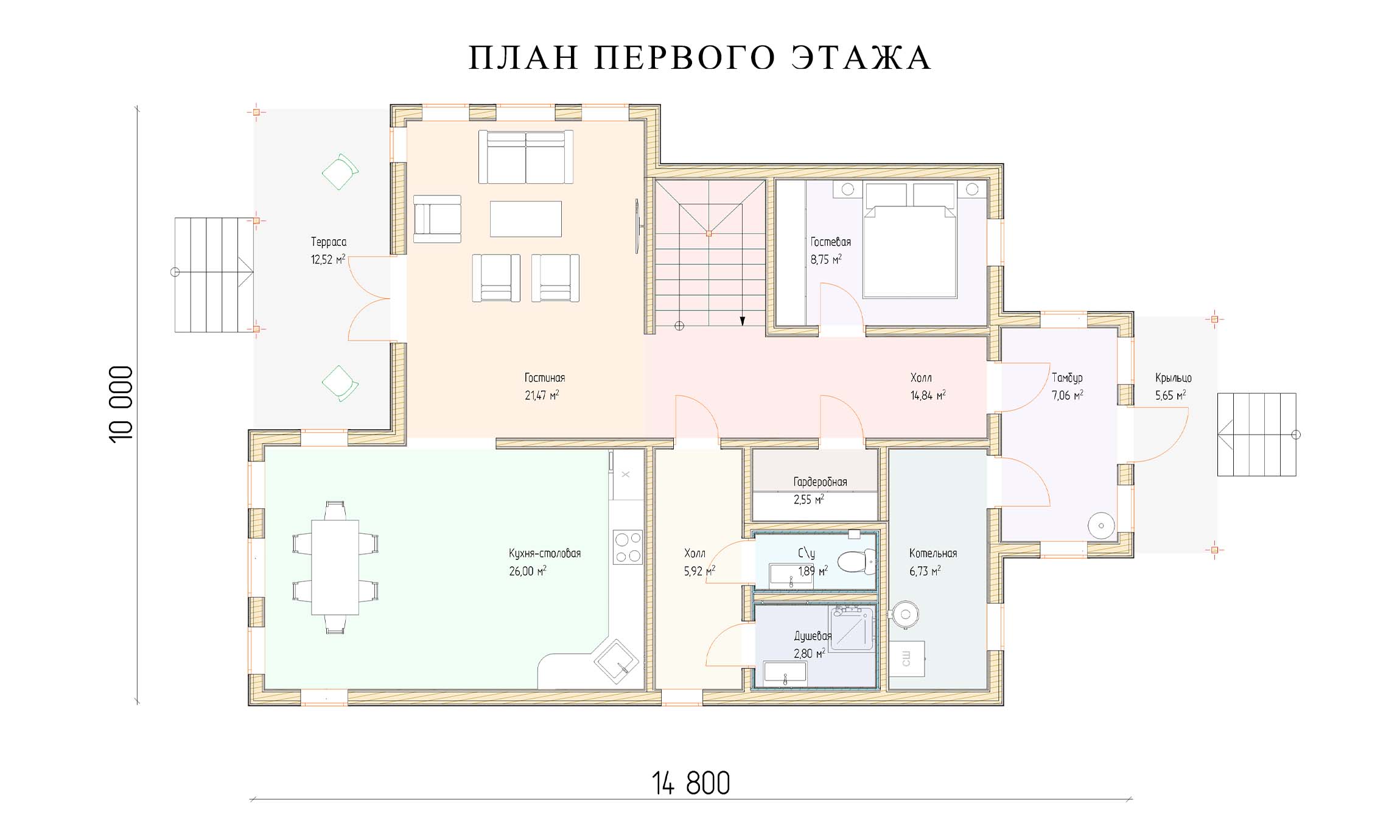 планировка 12х9