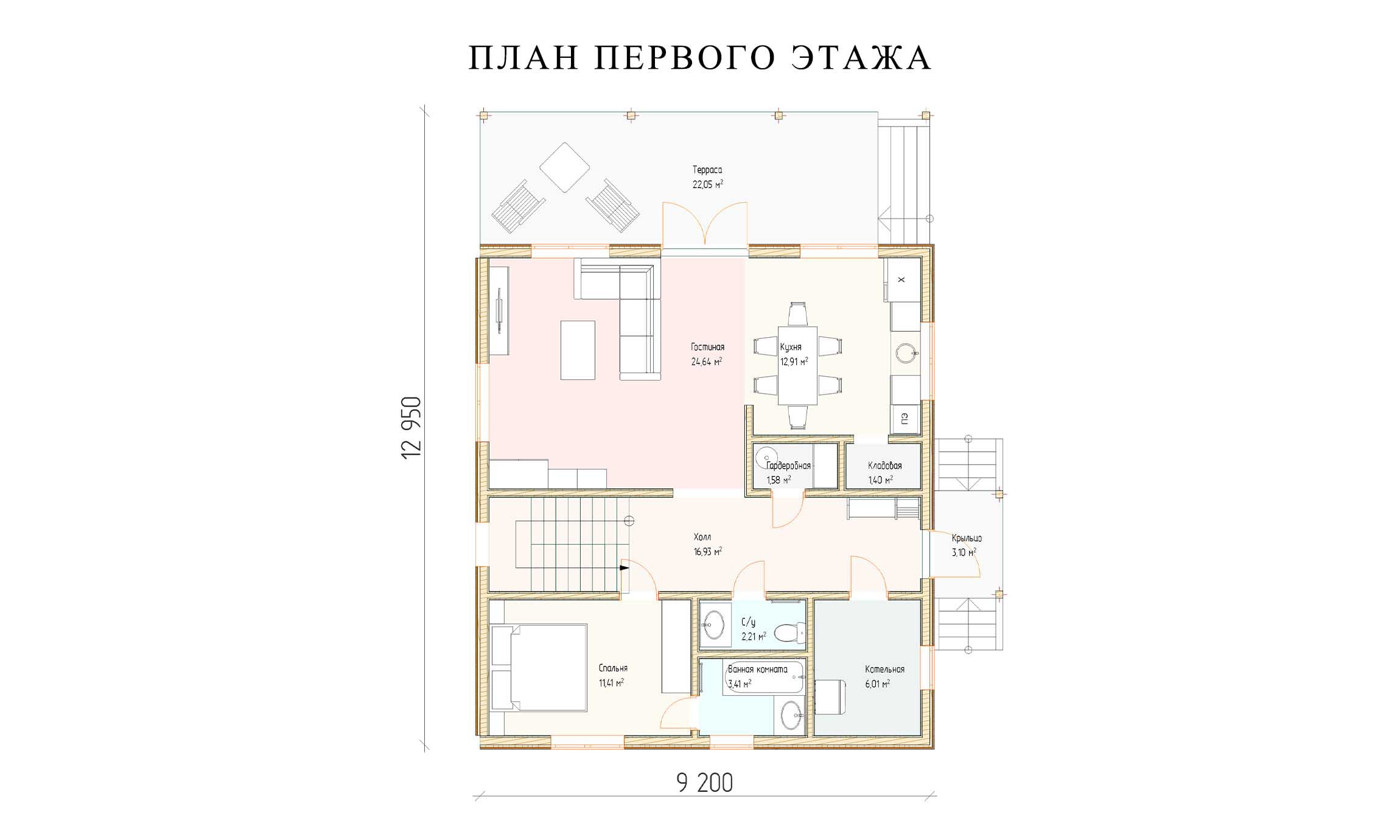 планировка 9х10