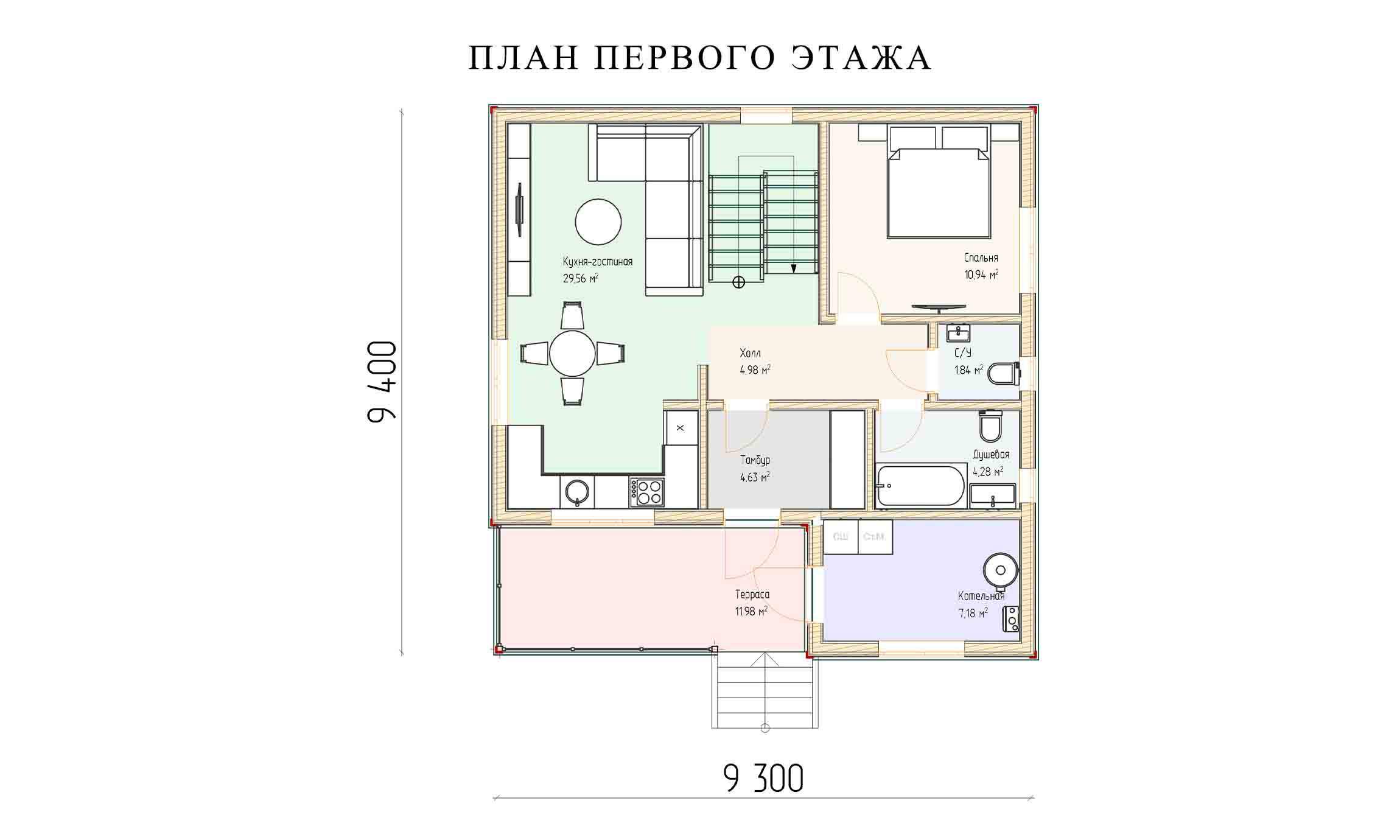 планировка 9х9