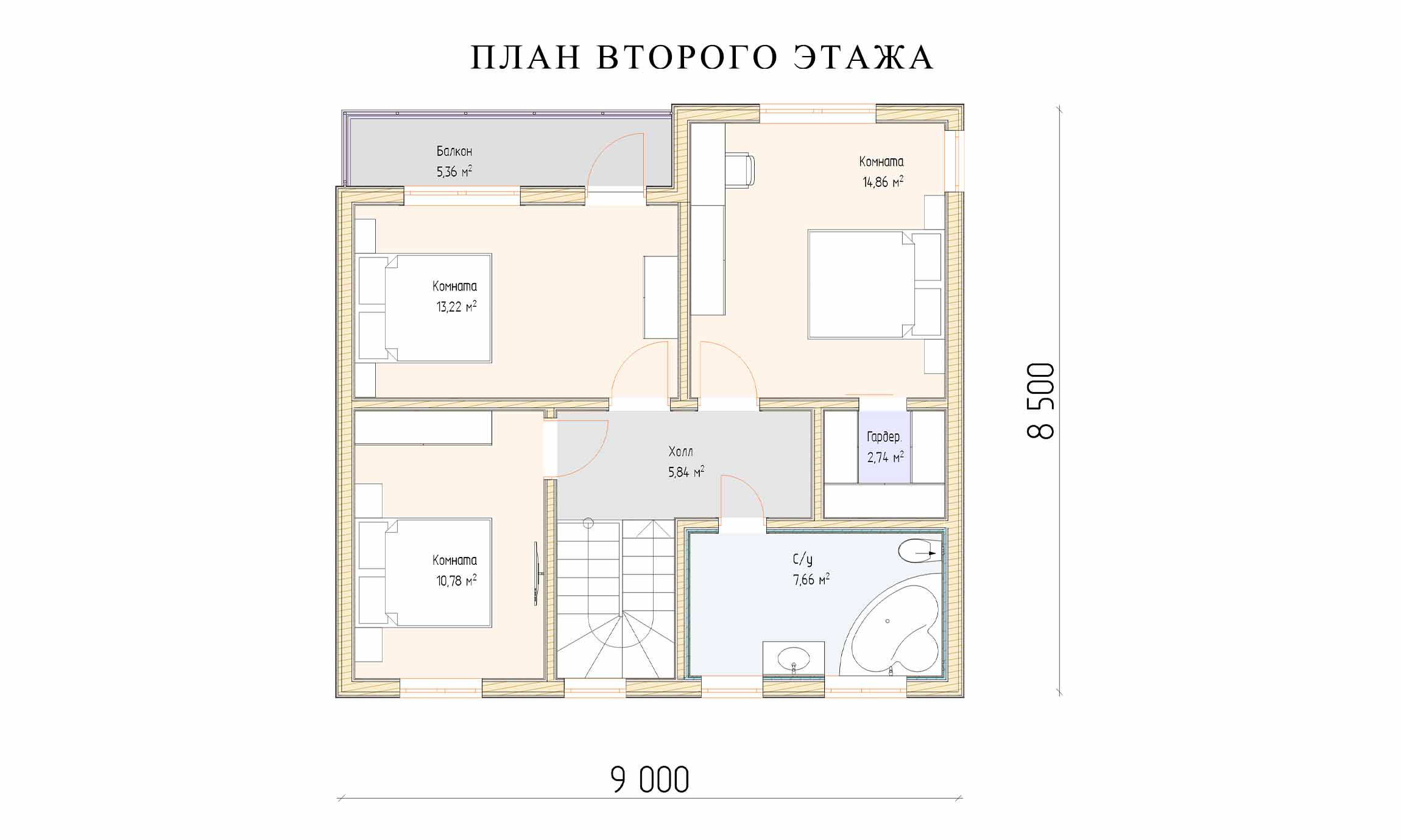 планировка 9х9