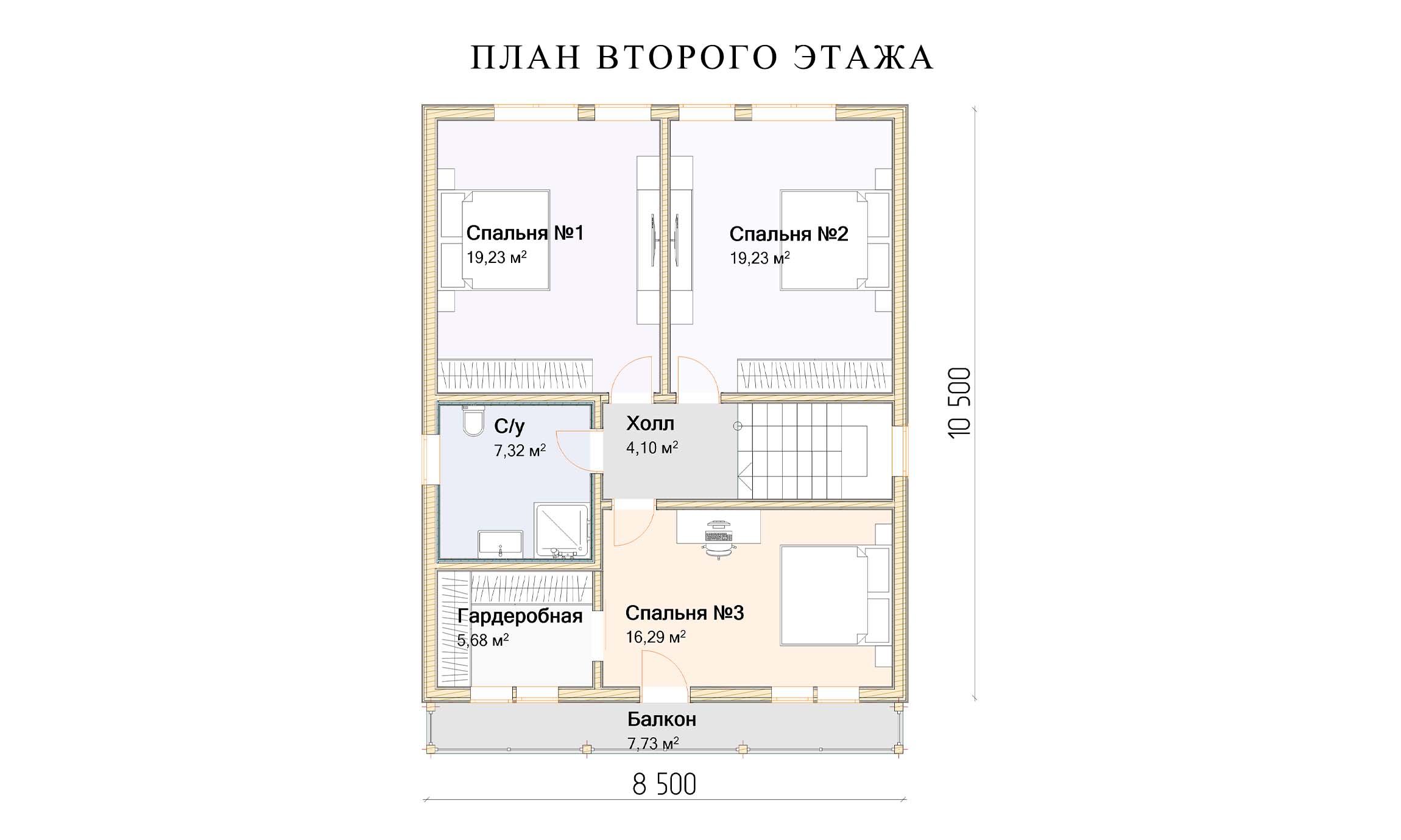 планировка 10,4х8,5