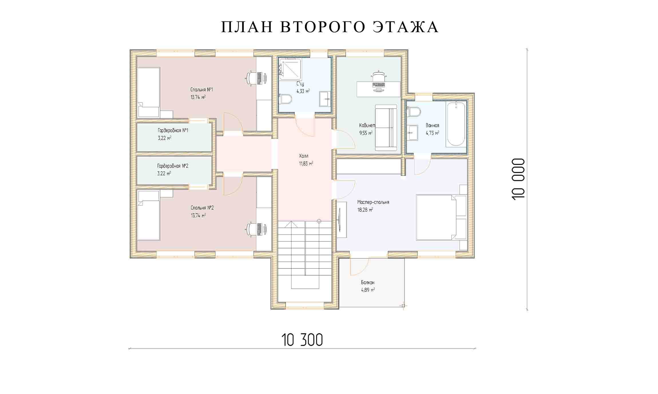 планировка 17х10