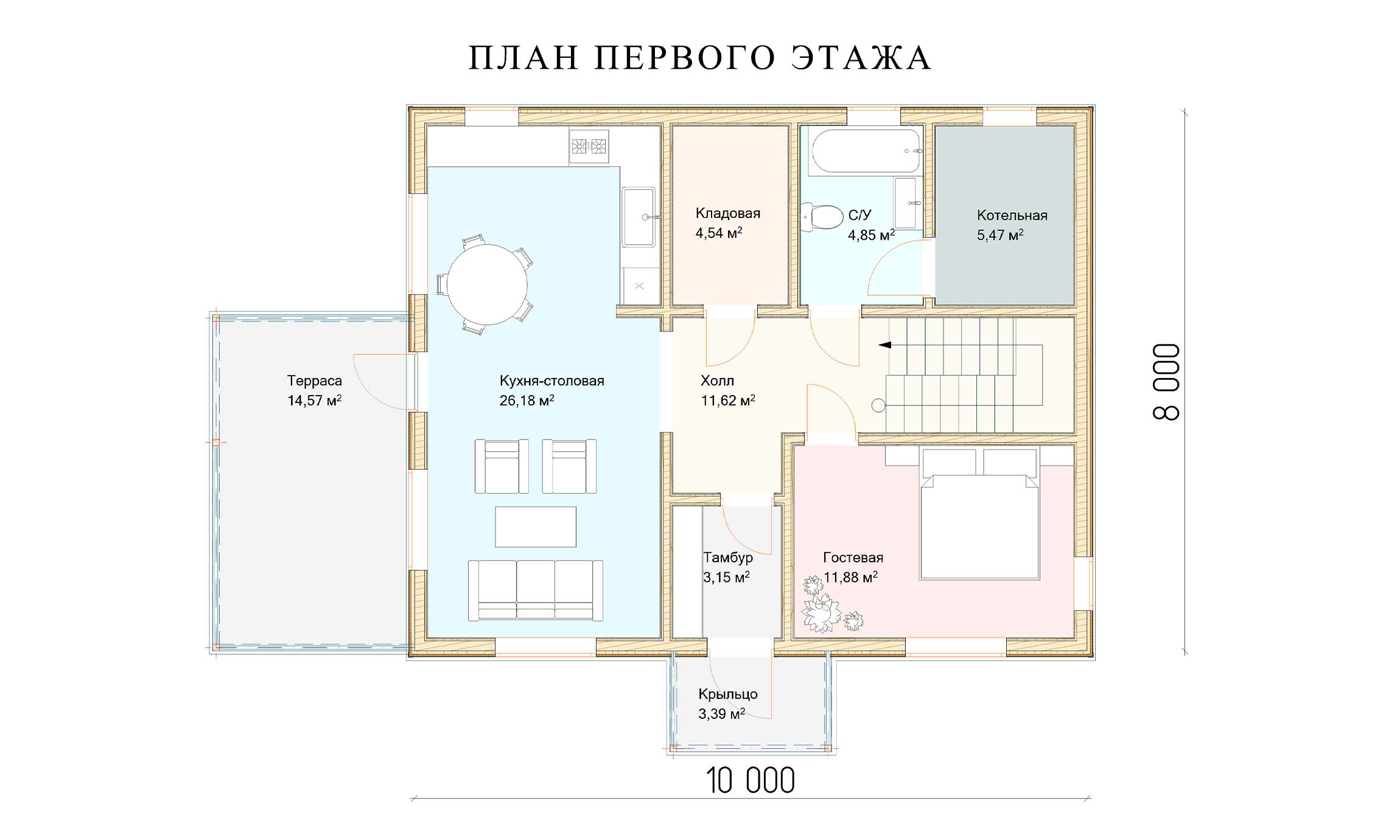планировка 8х10