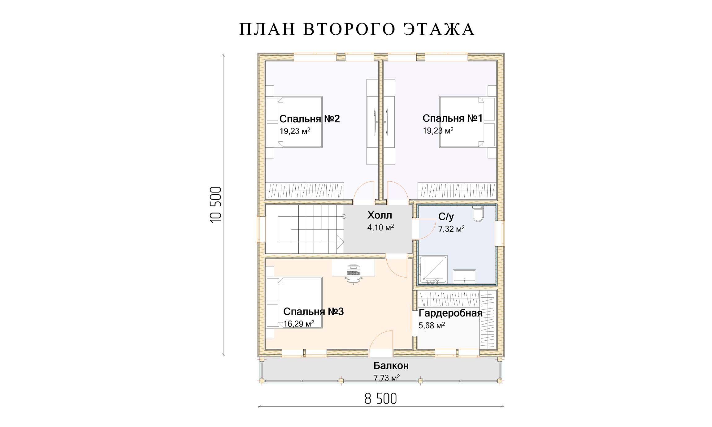 планировка 10,4х8,5