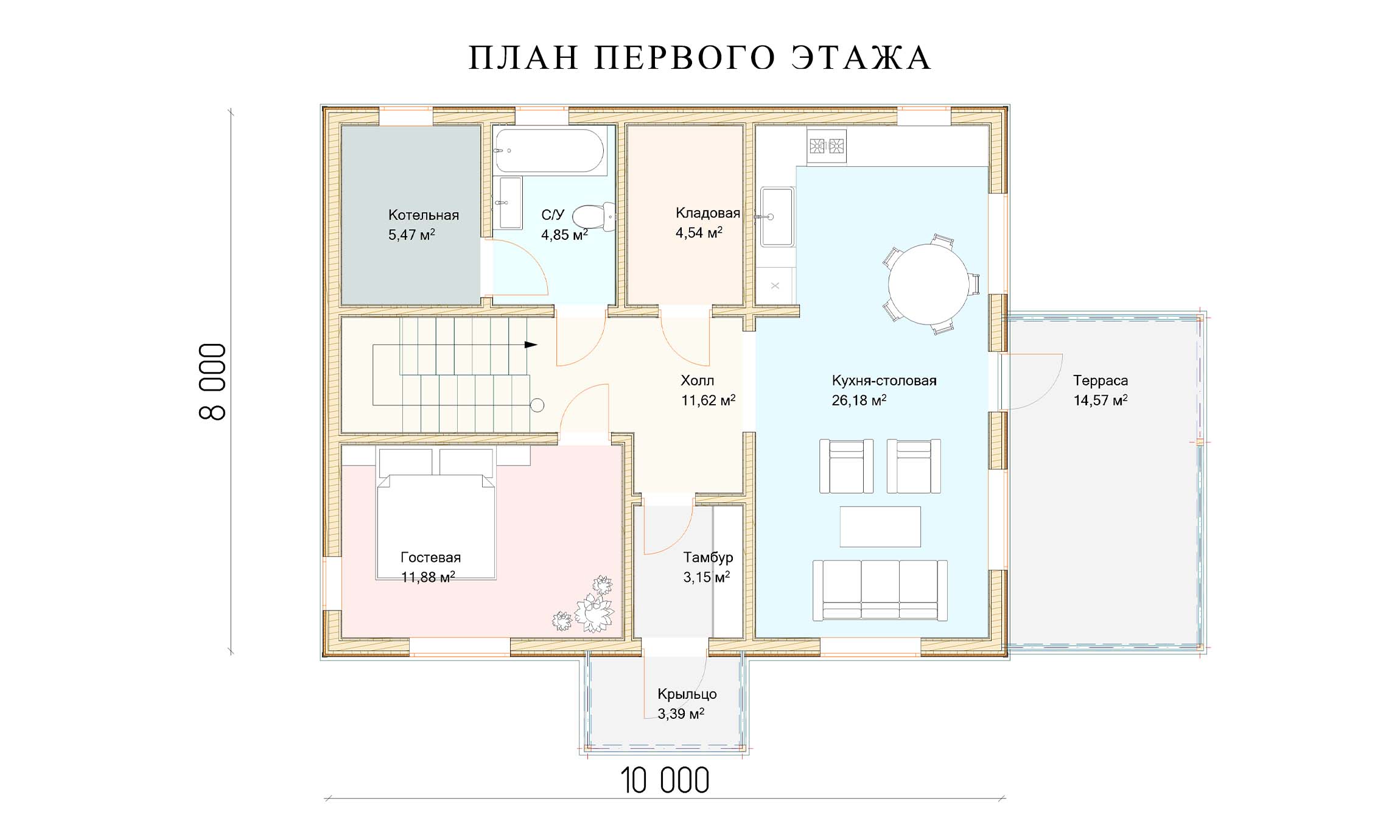 планировка 8х10